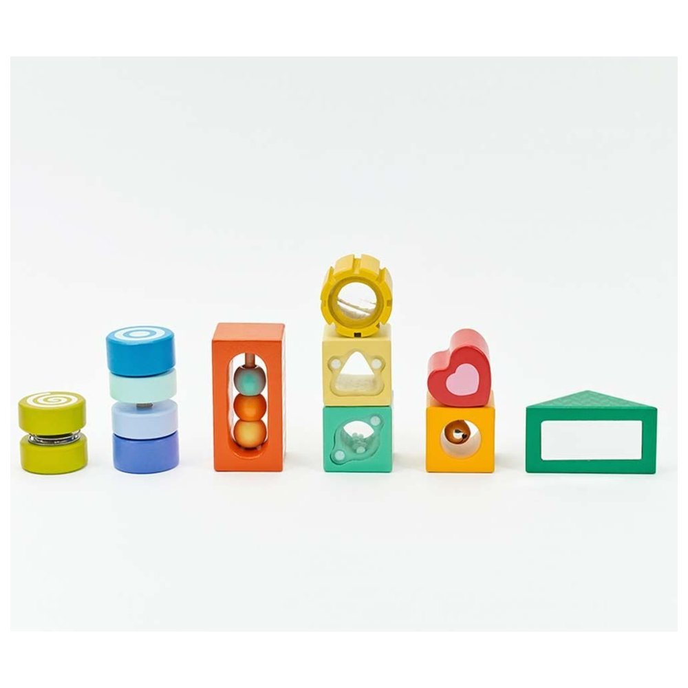 Classic World - Personalized Exploration Blocks Interactive Educational Wooden Toy
