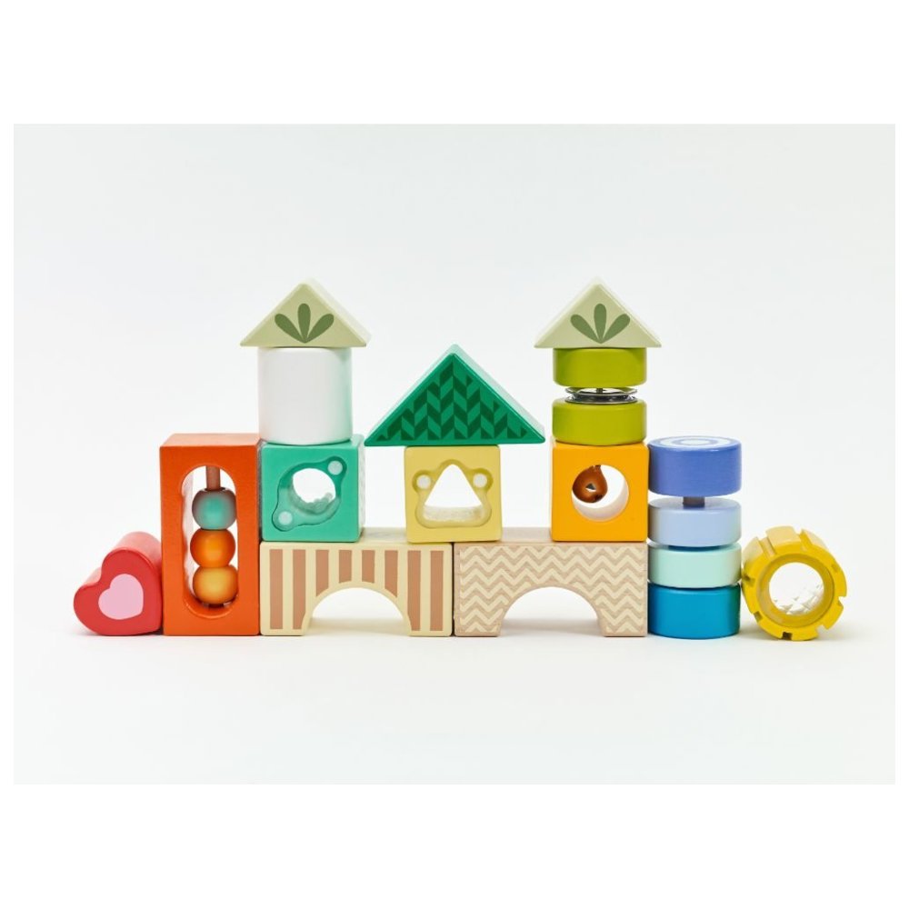 Classic World - Personalized Exploration Blocks Interactive Educational Wooden Toy