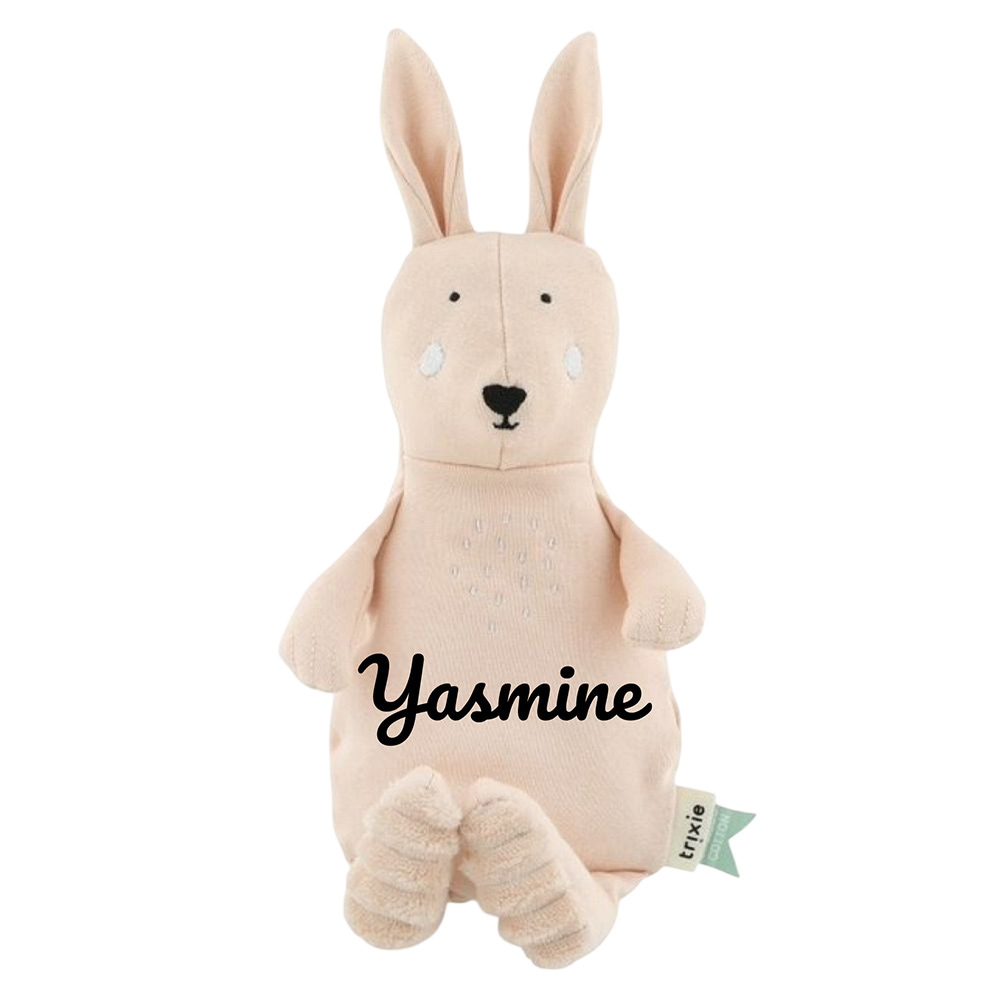 Trixie - Personalized Plush Toy - Mrs . Rabbit - 18 cm