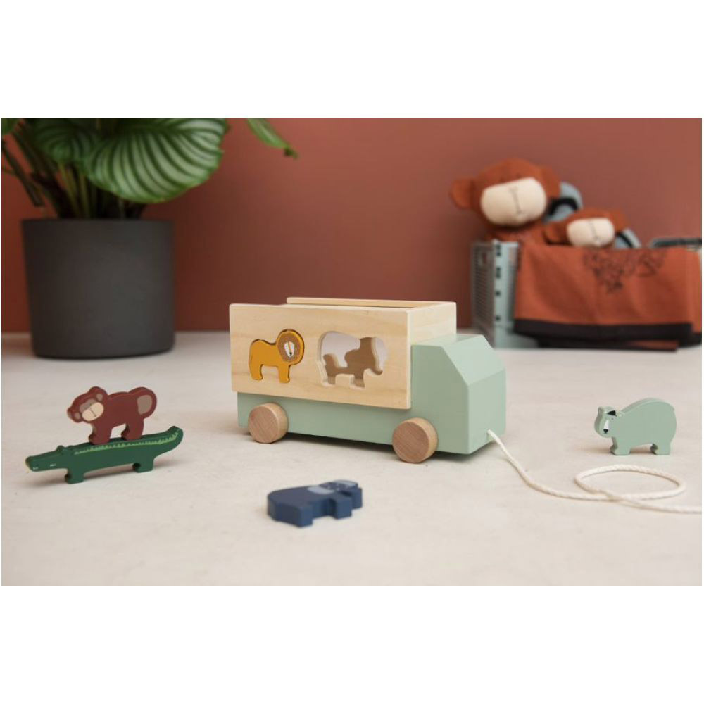 Trixie - Personalized Wooden Animal Truck