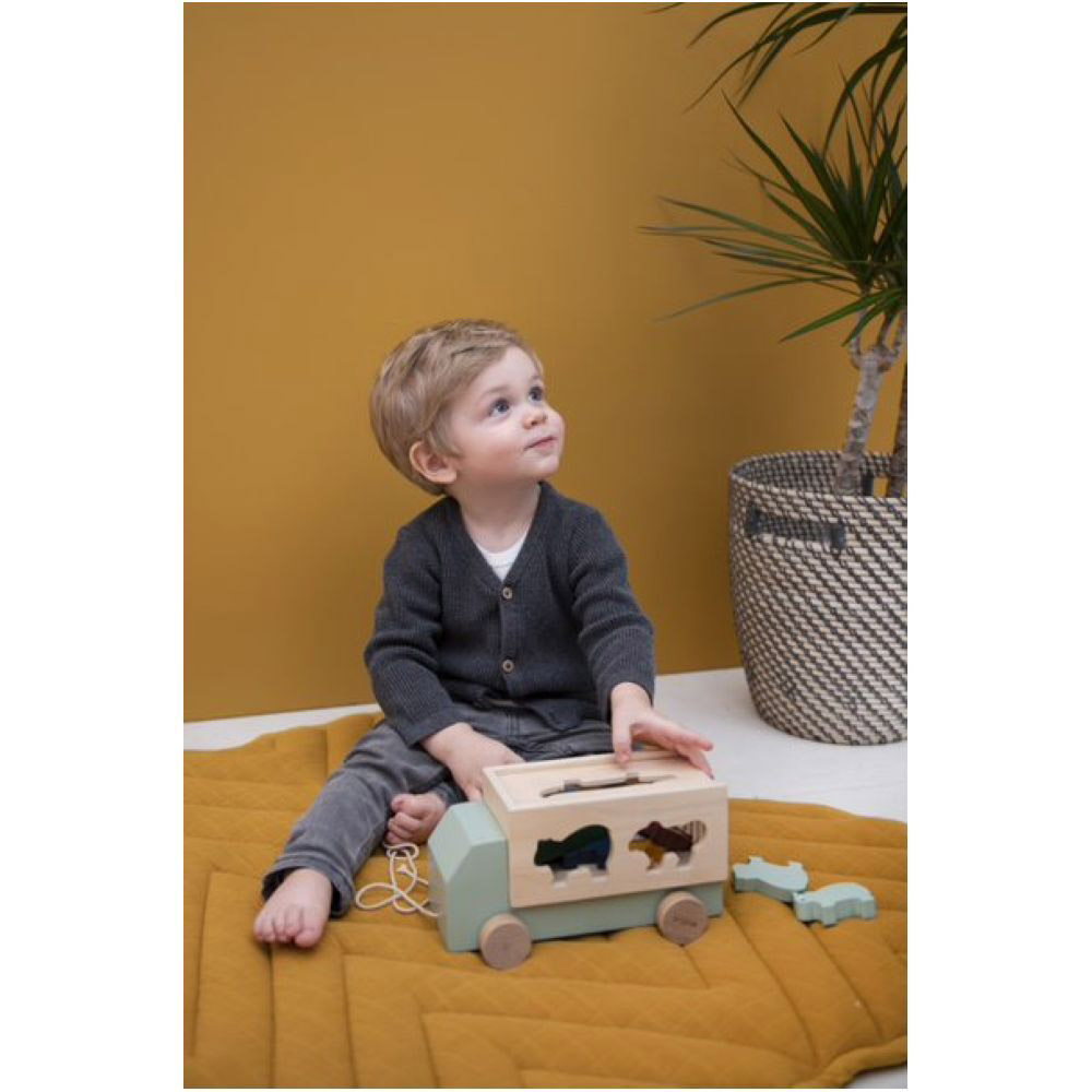 Trixie - Personalized Wooden Animal Truck