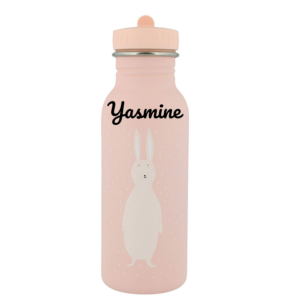 Trixie - Personalized Stainless Steel Bottle - Mrs. Rabbit - 500 ml