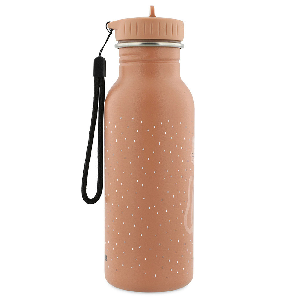 Trixie - Personalized Stainless Steel Water Bottle - Mrs. Cat - 500 ml