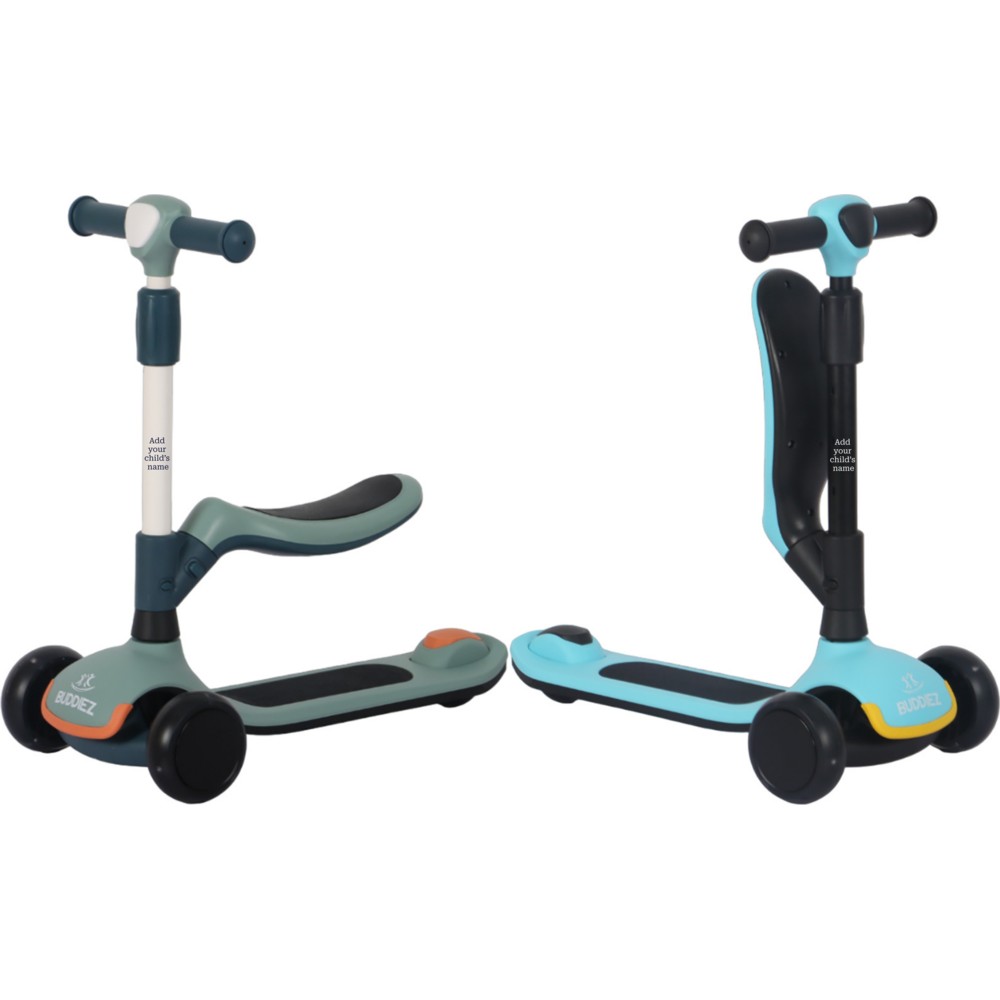 Buddiez - Personalized 2-In-1 Robin Light Scooter