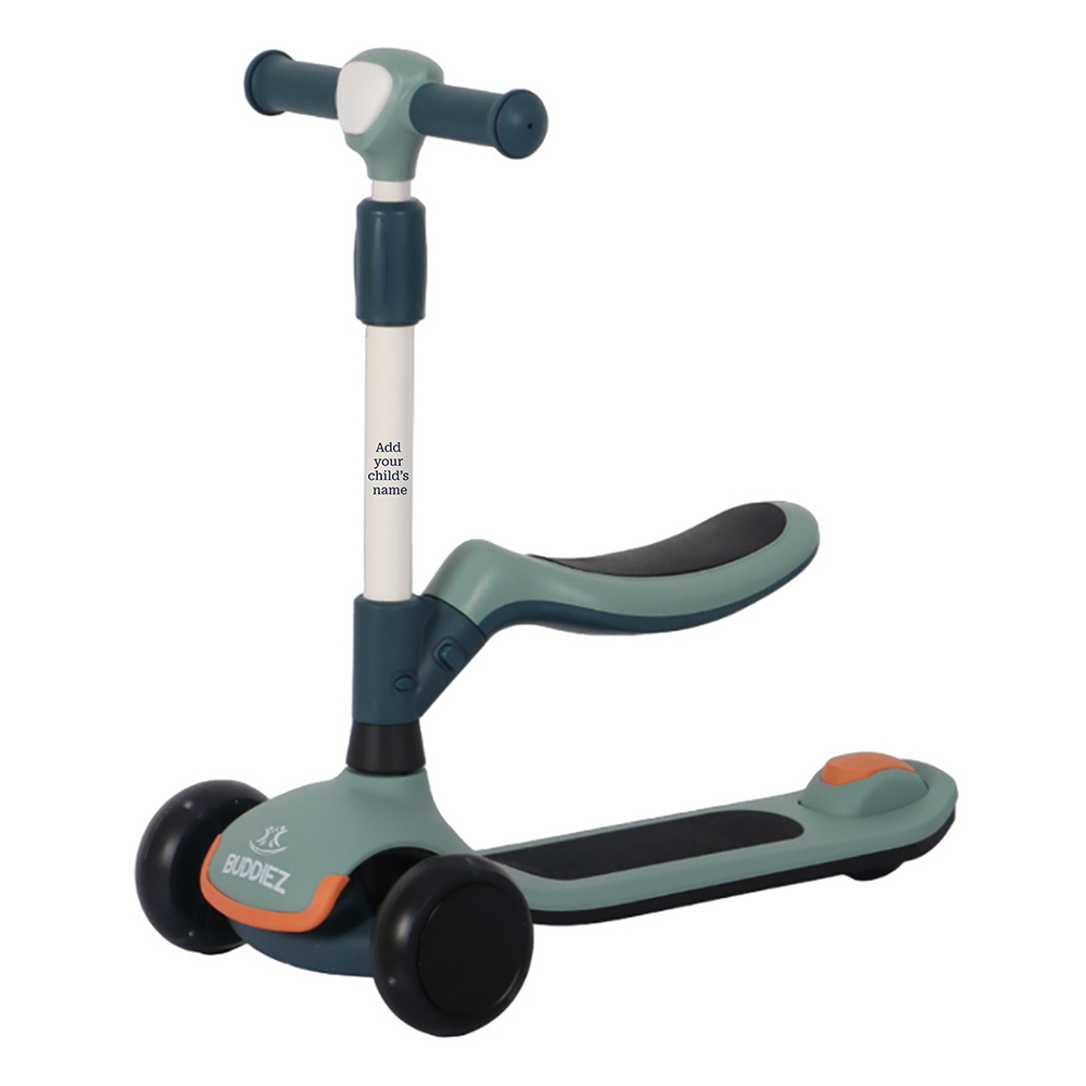 Buddiez - Personalized 2-In-1 Robin Light Scooter