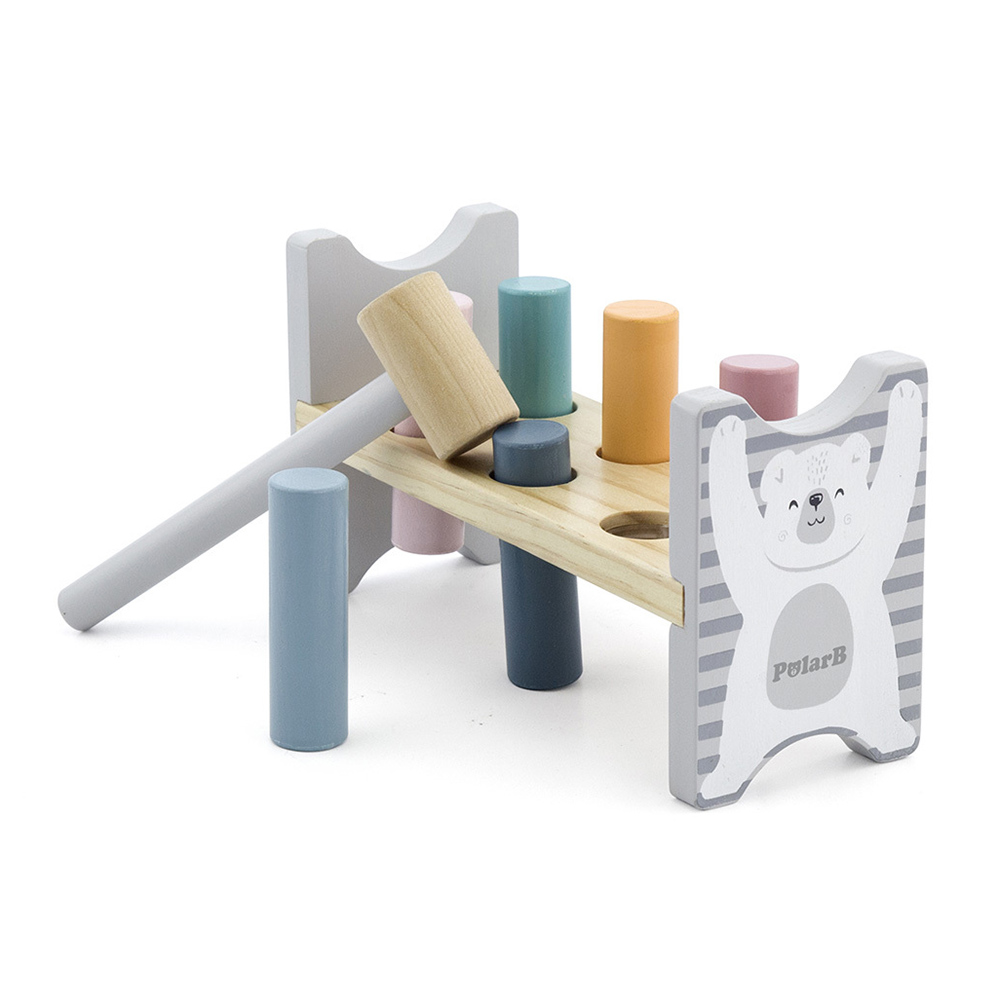 PolarB - Personalized Pound-A-Peg Wooden Toy