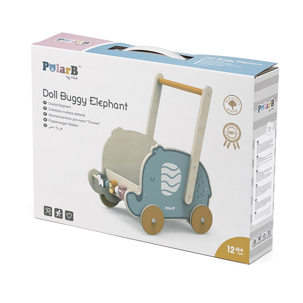 PolarB - Personalized Doll Buggy Elephant