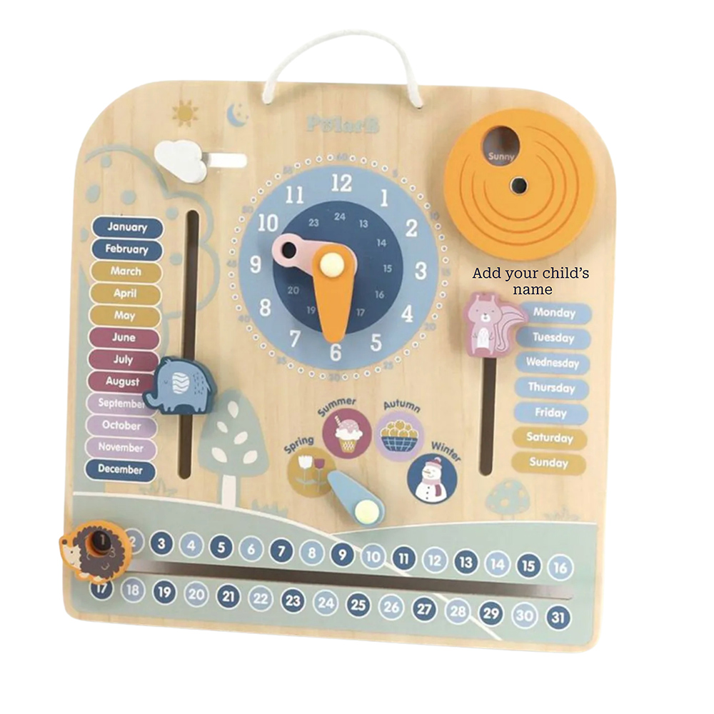 PolarB - Personalized Wooden Calendar And Clock