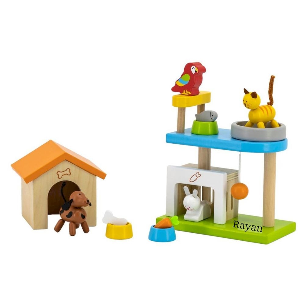 Viga - Personalized My Pets Roleplay Toy Set - Multicolor