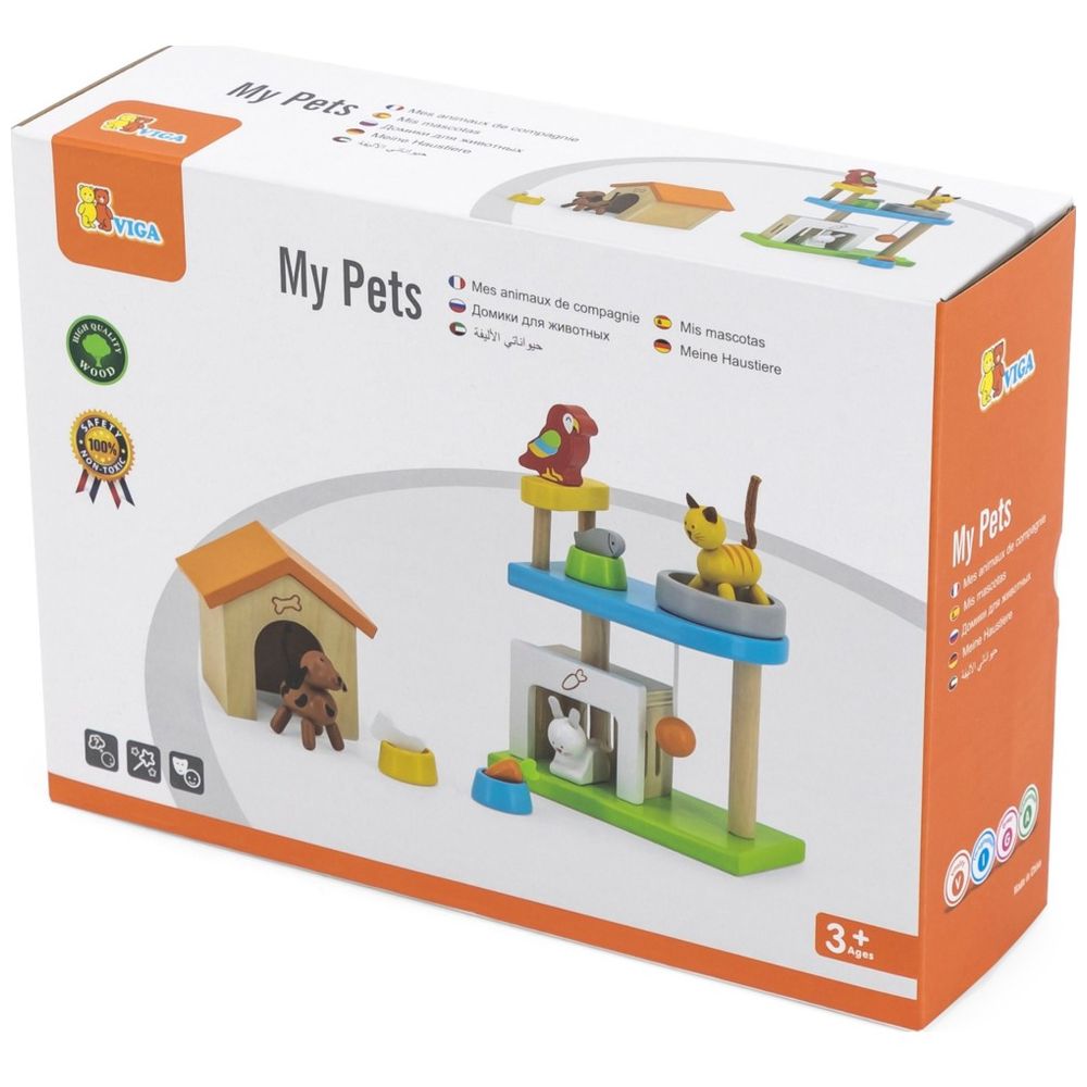 Viga - Personalized My Pets Roleplay Toy Set - Multicolor