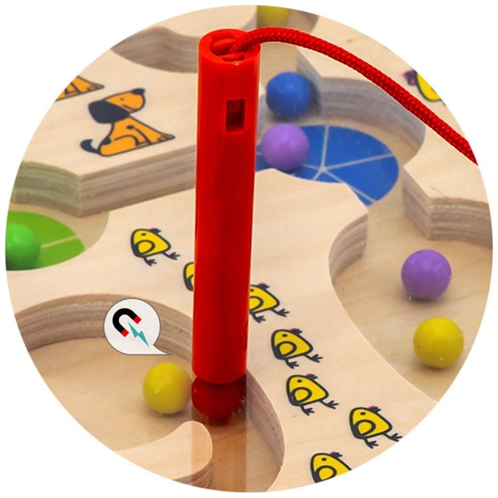 Viga - Personalized Magnetic Bead Trace Number Puzzle - Multicolor