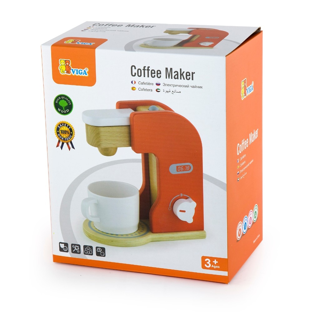 Viga - Coffee Maker Pretend Play Toy - Multicolor
