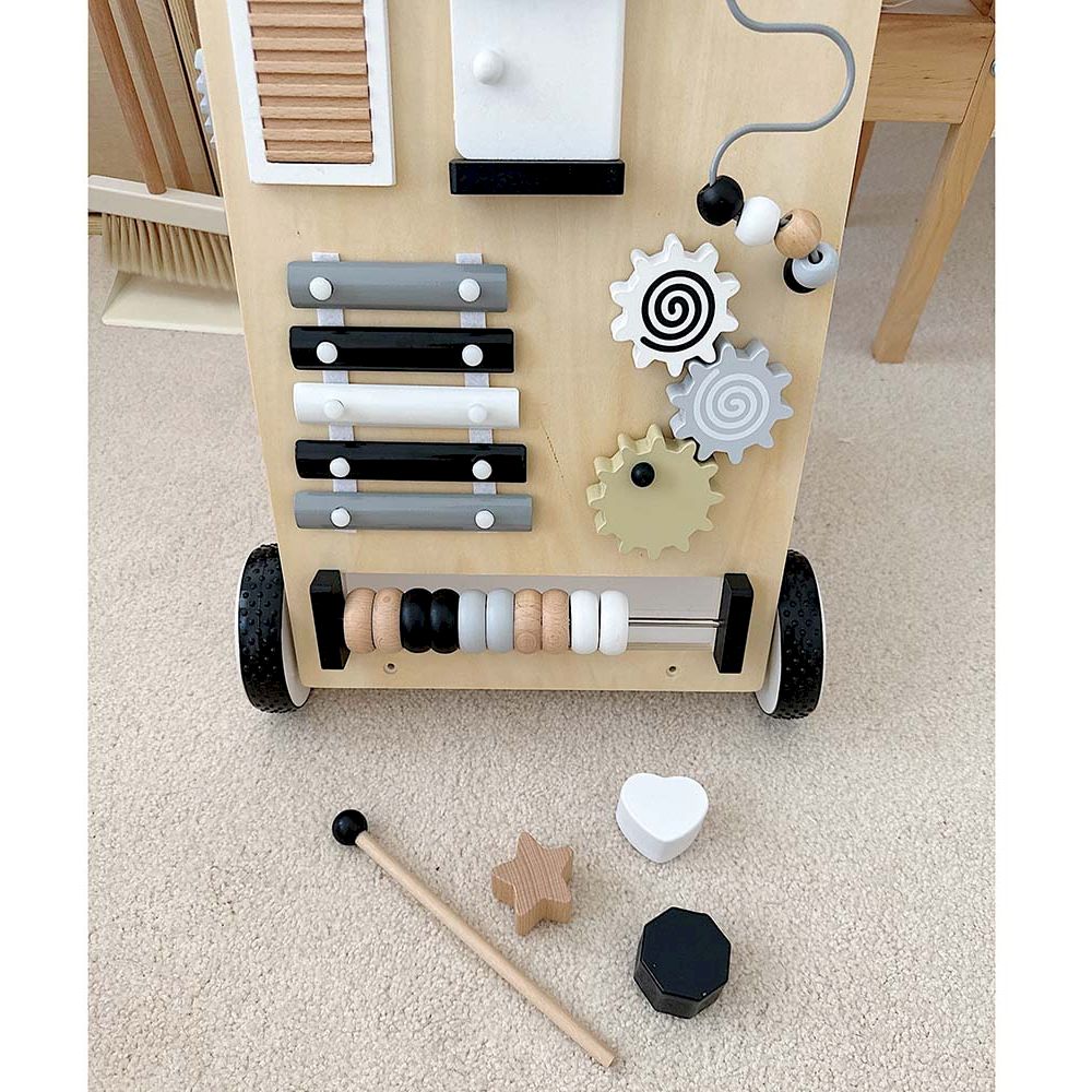 Factory Price - Personalized Wooden Baby Walker And Multifunctional Activity Center