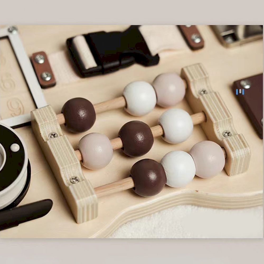 Factory Price - Personalized 12-In-1 Bear Shaped Montessori Wooden Busy Board