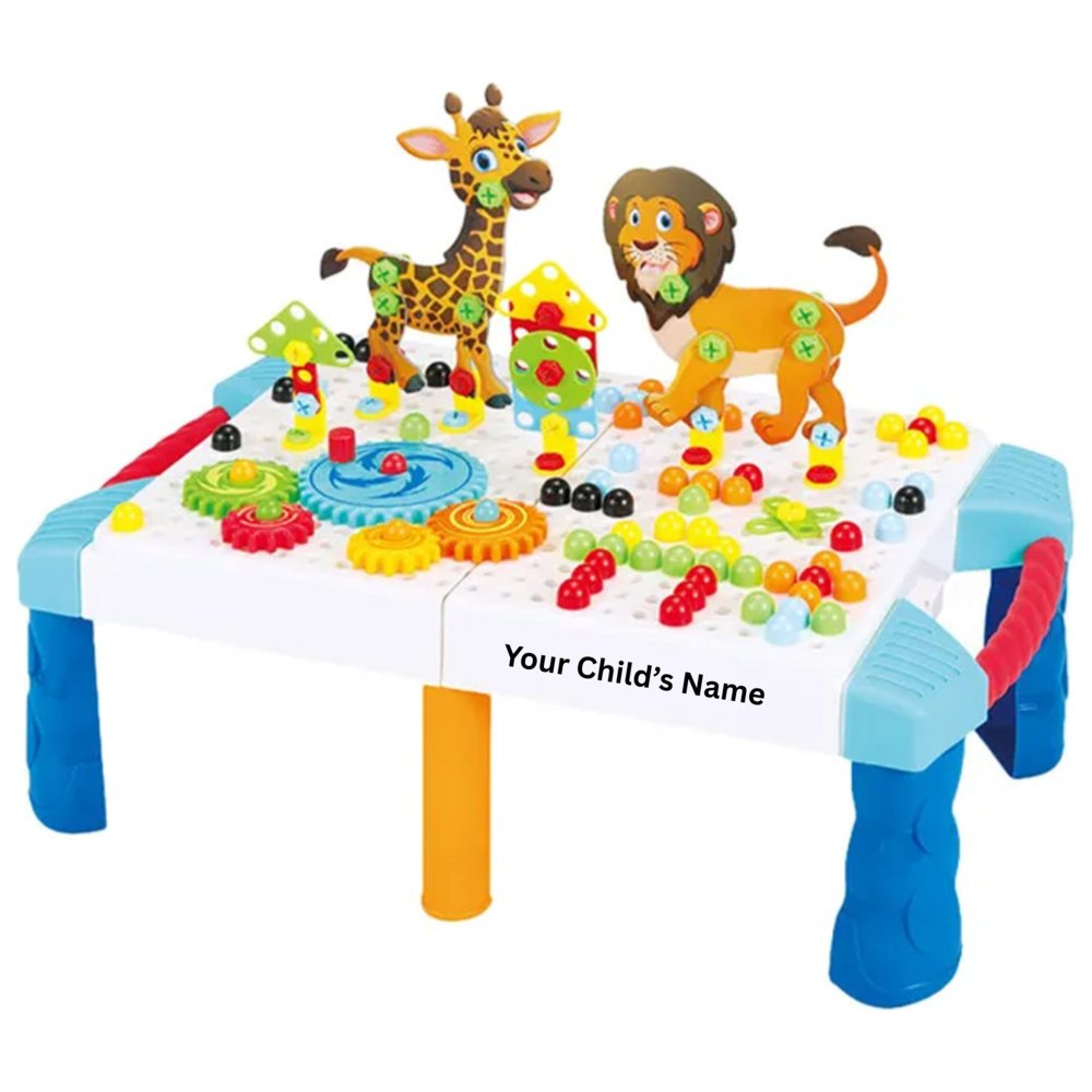 Little Learners - Personalized Screw Creative Puzzle Drill Set