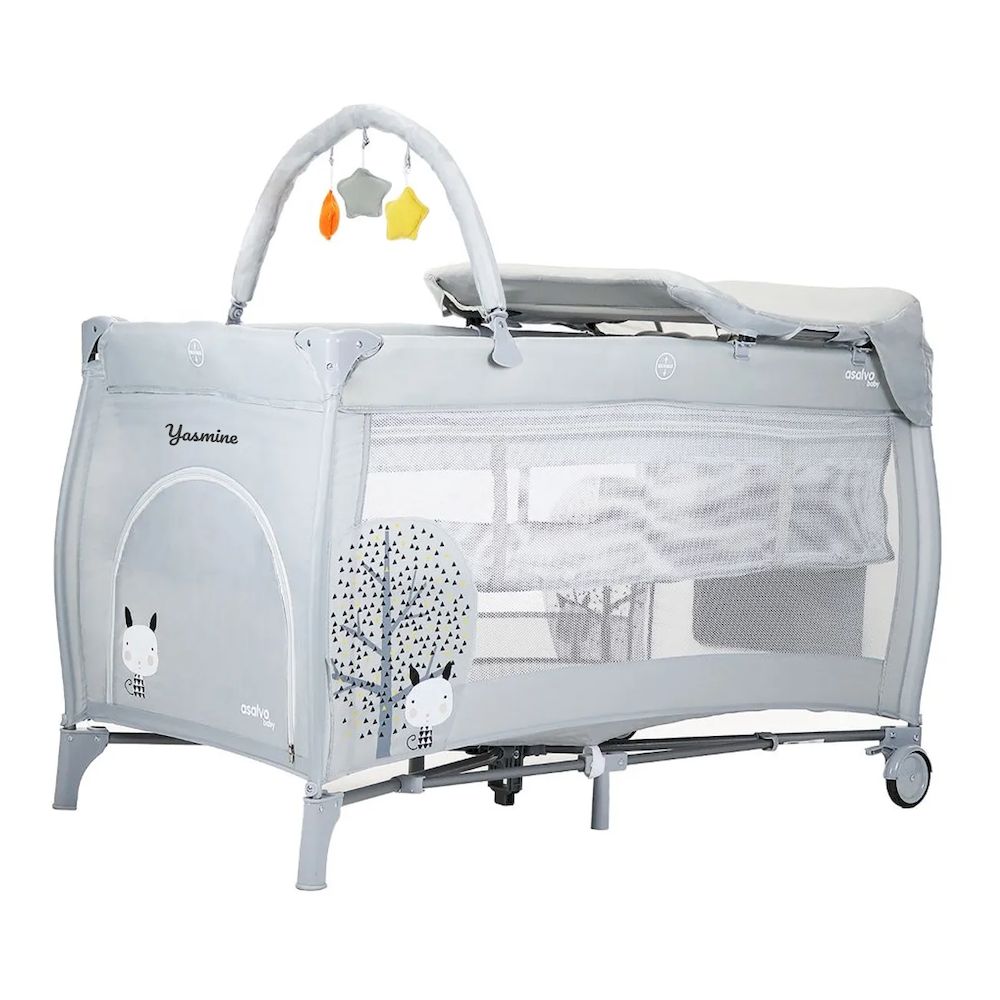 Asalvo - Personalized Travel Cot Complete - Nordic