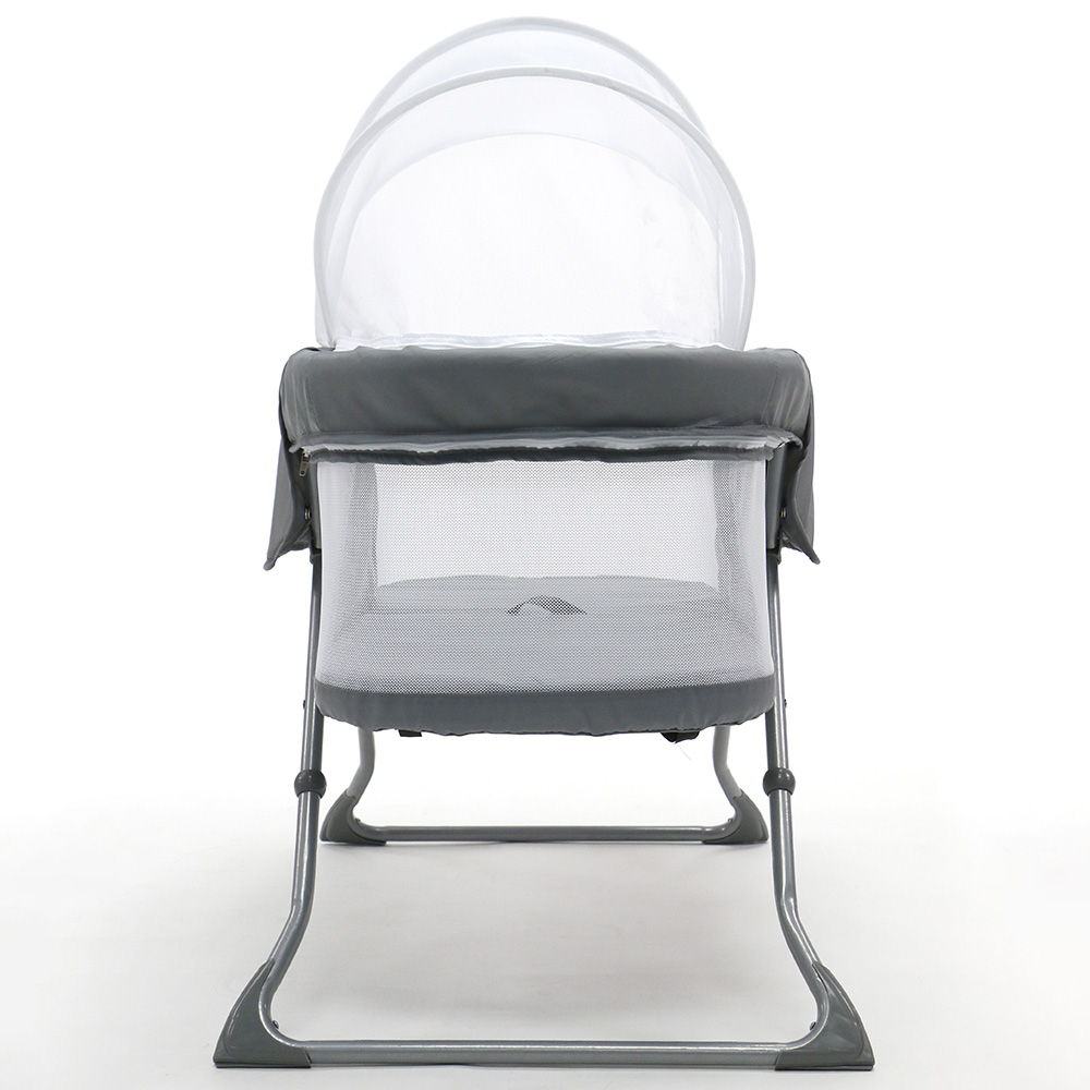 Asalvo - Personalized Mini Cot Trip Folded - Grey
