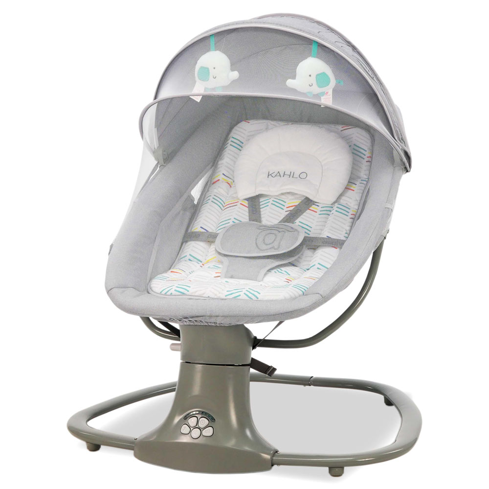 Asalvo - Personalized Baby Bouncer Musical Kahlo - Grey