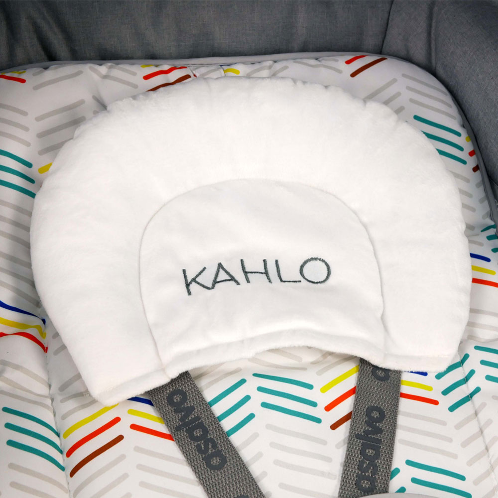 Asalvo - Personalized Baby Bouncer Musical Kahlo - Grey
