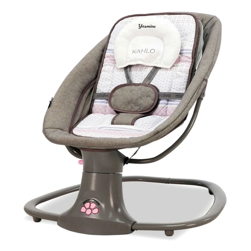 Asalvo - Personalized Baby Bouncer Musical Kahlo - Stone