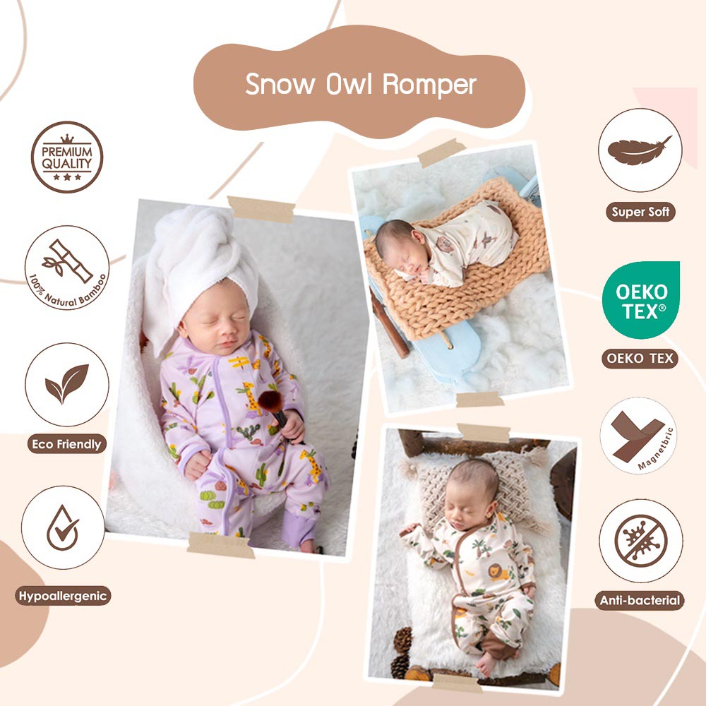 Snow Owl Little Koala Romper
