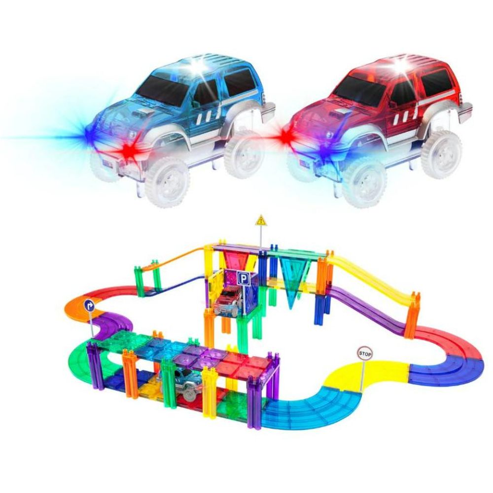 Picasso Tiles - Magnetic Race Track - 50 Pcs