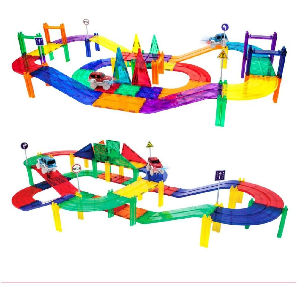 Picasso Tiles - Magnetic Race Track - 50 Pcs