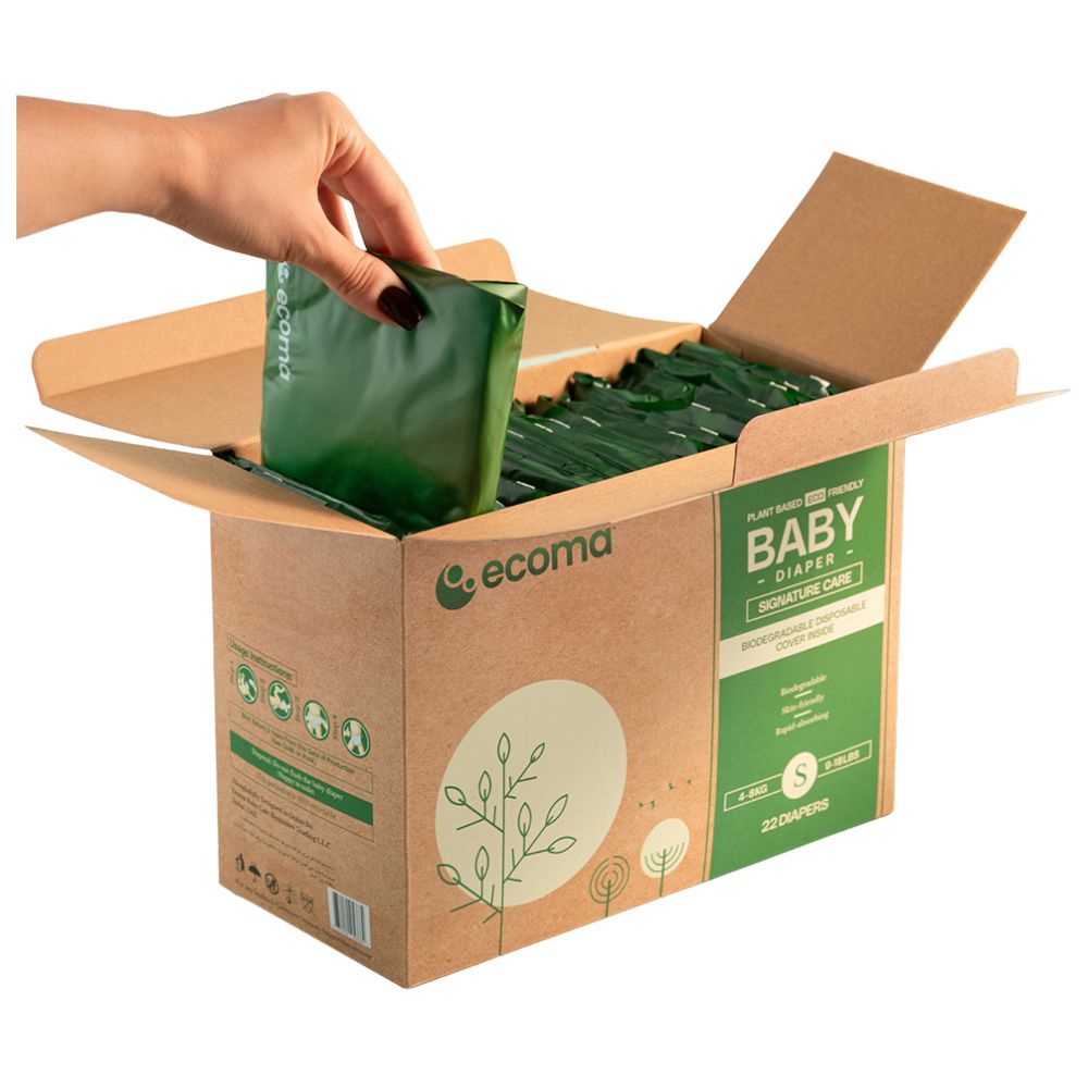 Ecoma - Signature Care Baby Diaper - Size S - 4-8 Kg - 22 Count