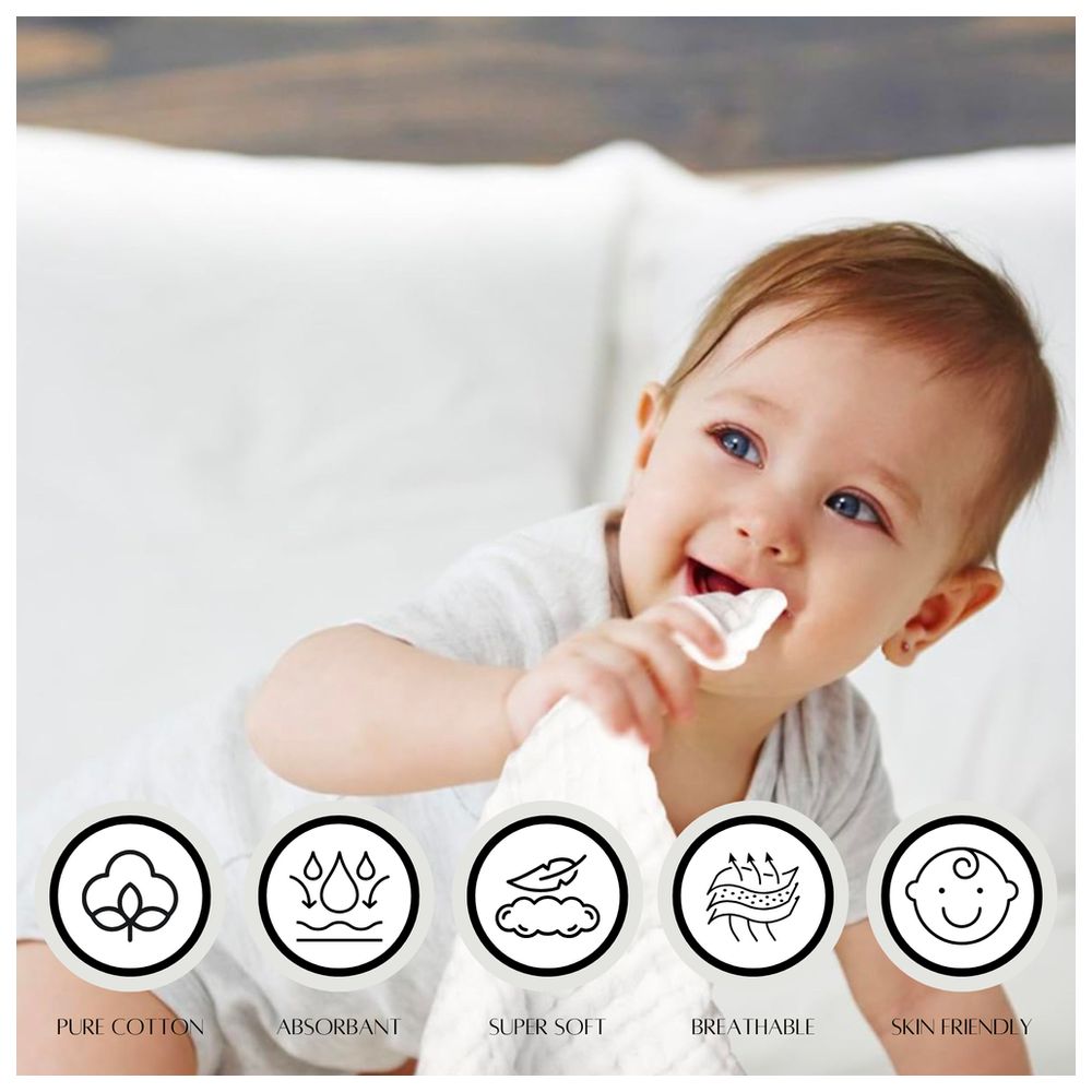 Joley - Cotton Burp & Bib Cloth - 3pc-Set