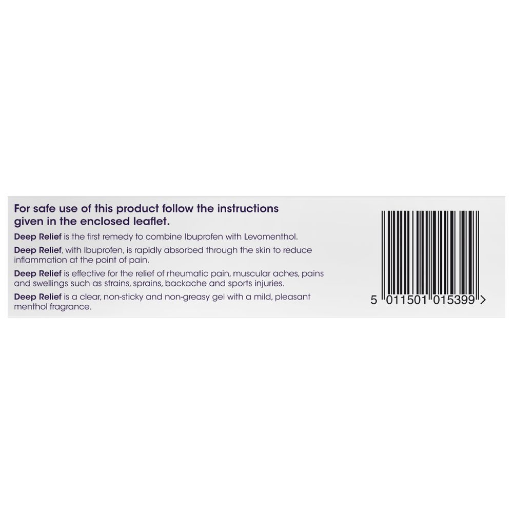 DEEP FREEZE - Deep Relief Dual Action Pain Relief Gel - 100gm