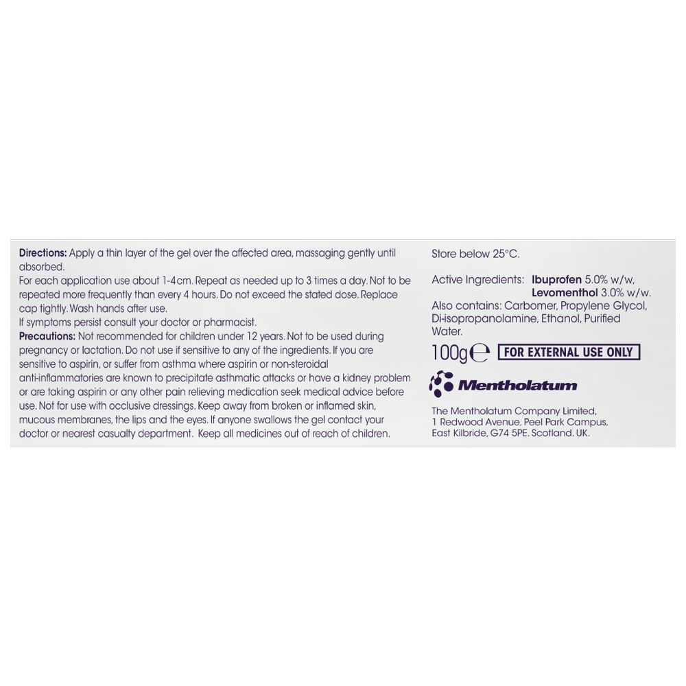 DEEP FREEZE - Deep Relief Dual Action Pain Relief Gel - 100gm