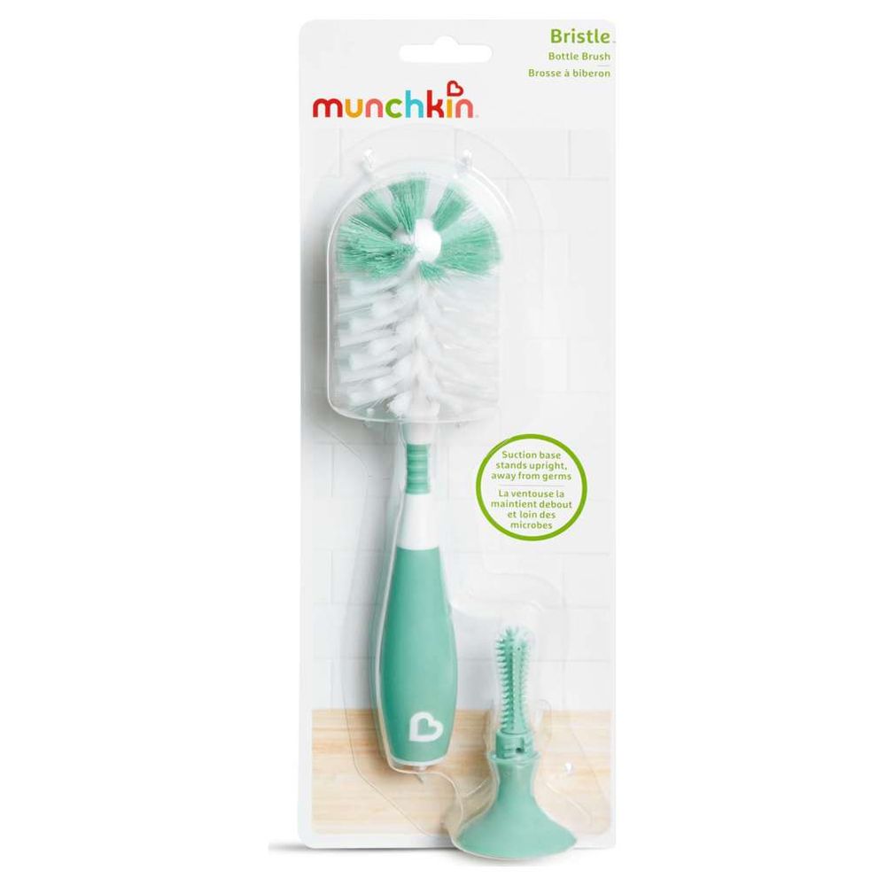 Munchkin - Bristle Bottle Brush - Green
