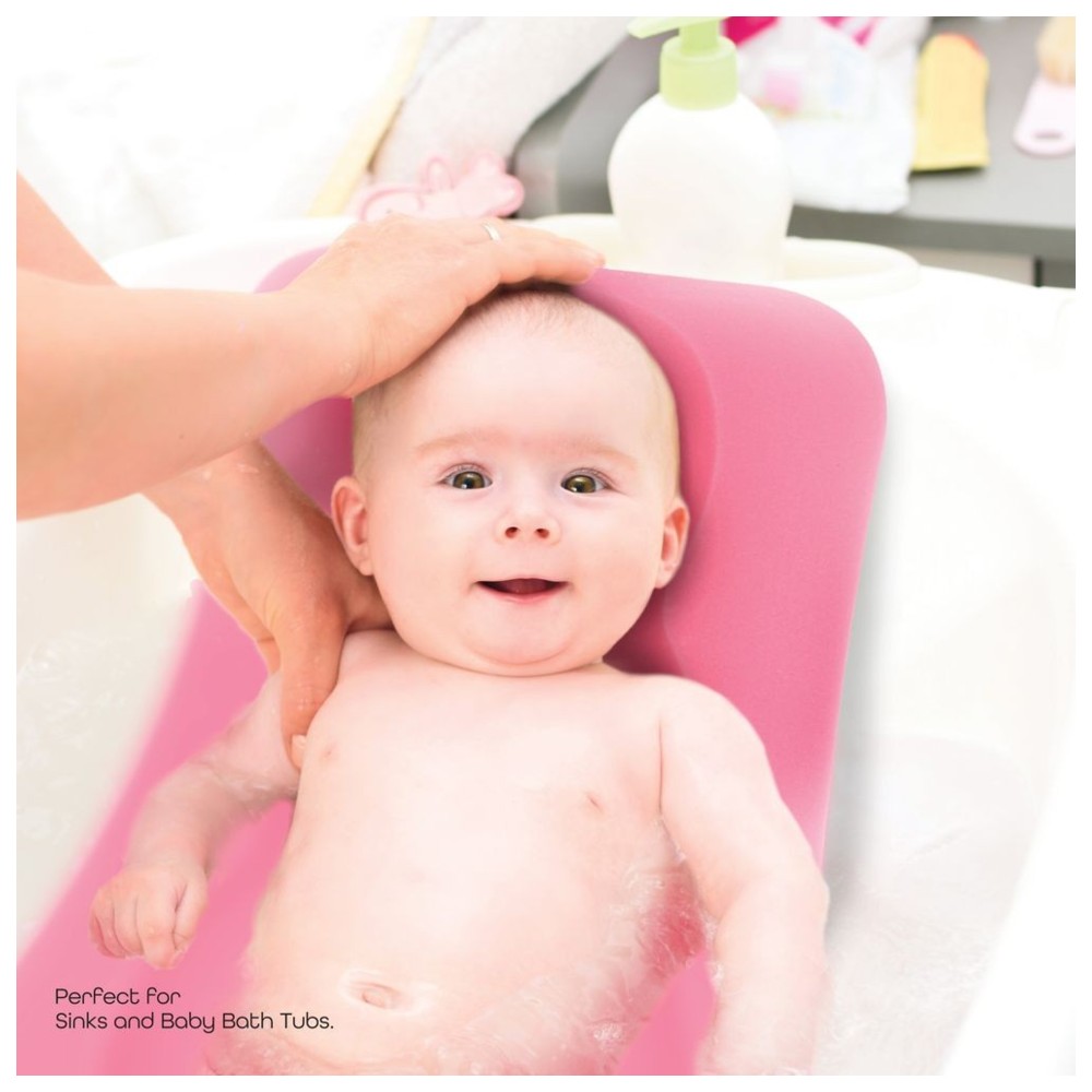 Moon - Sponge Baby Bath Holder - Pink