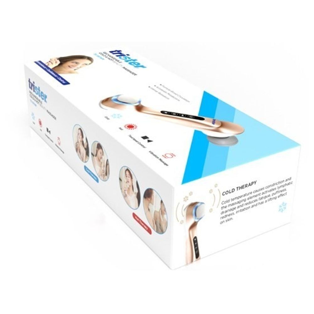 Trister - Heating And Cooling Vibration Massager TS-597HM - Rose Gold