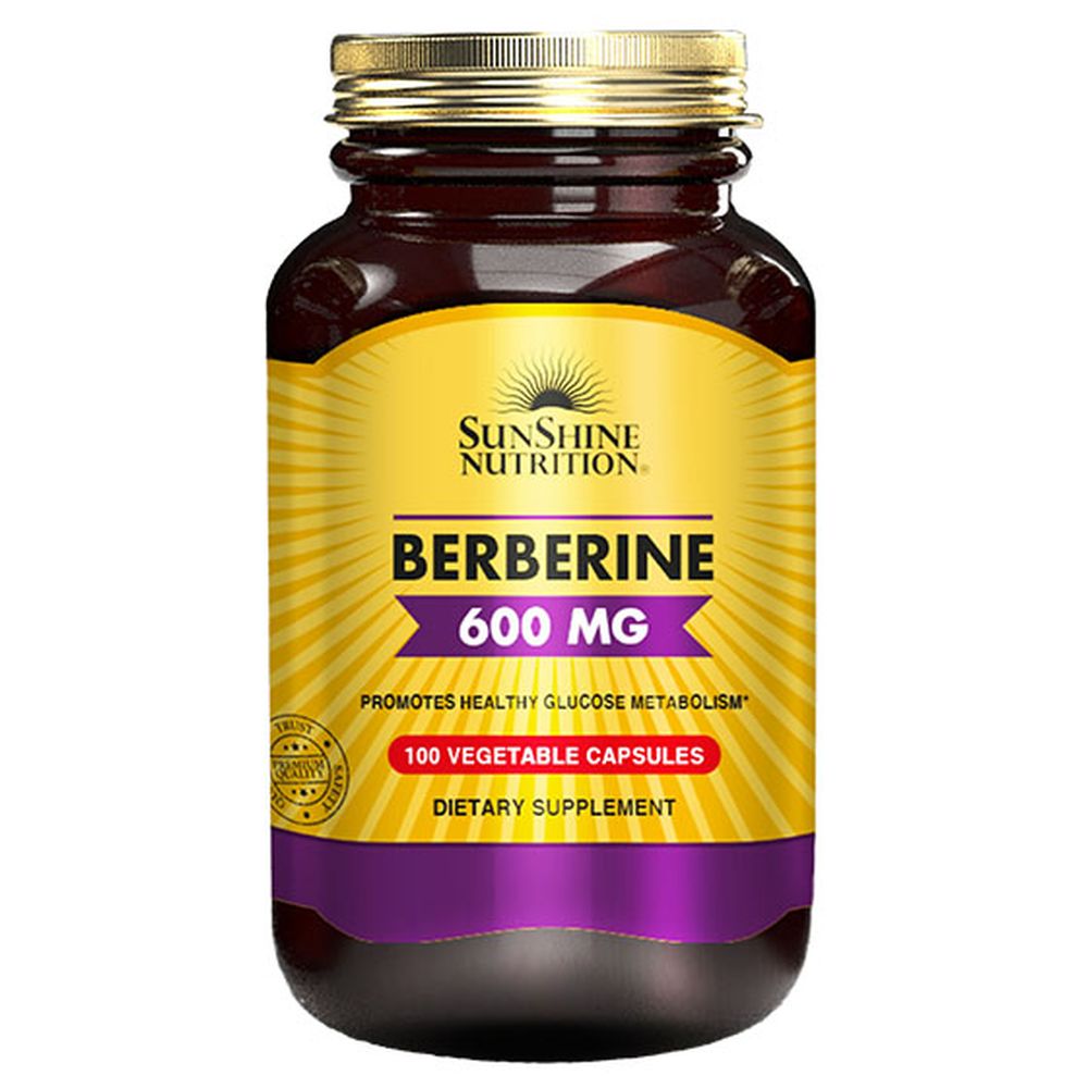 Sunshine Nutrition - Berberine 600Mg 100 Vcapsules