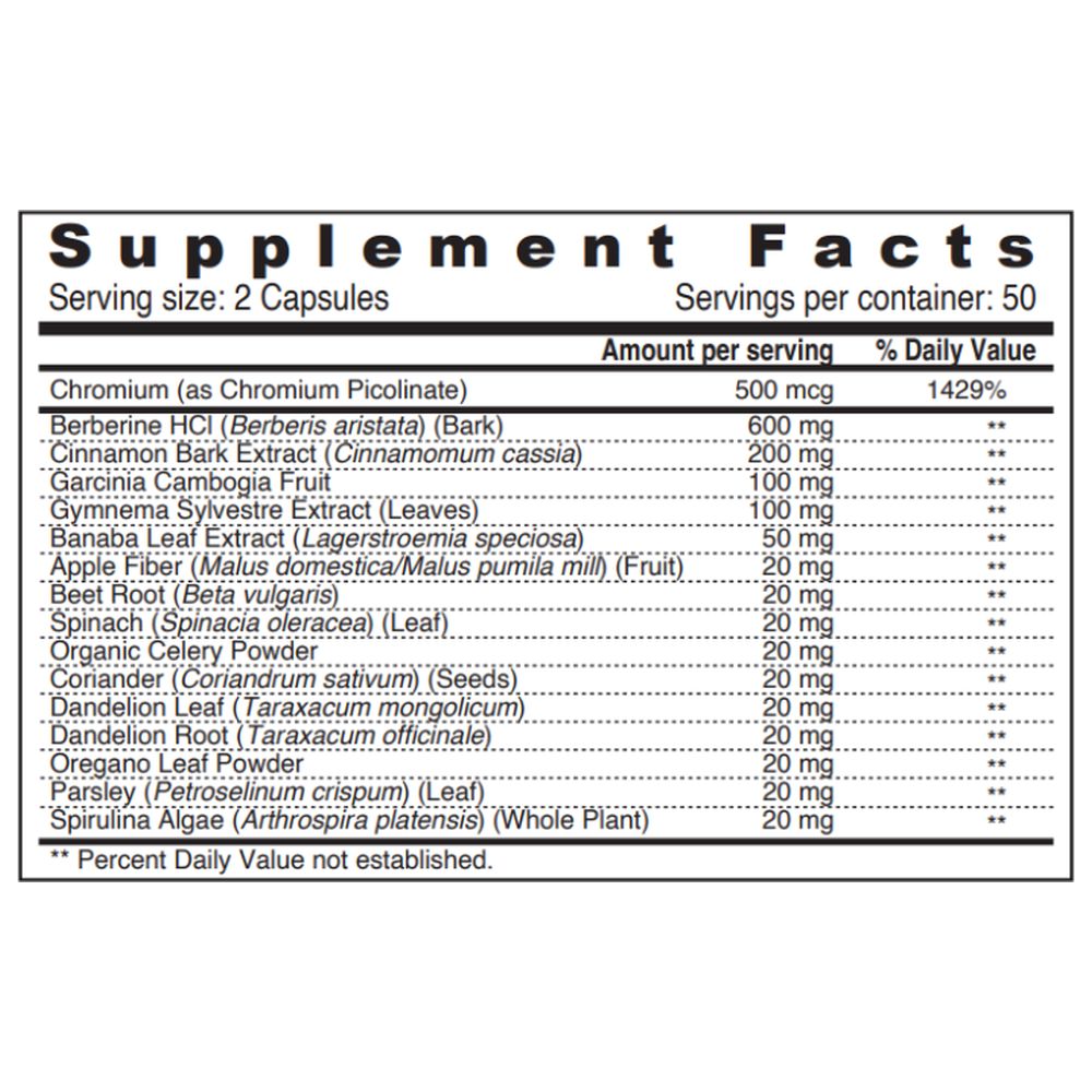 Sunshine Nutrition - Berberine 600Mg 100 Vcapsules