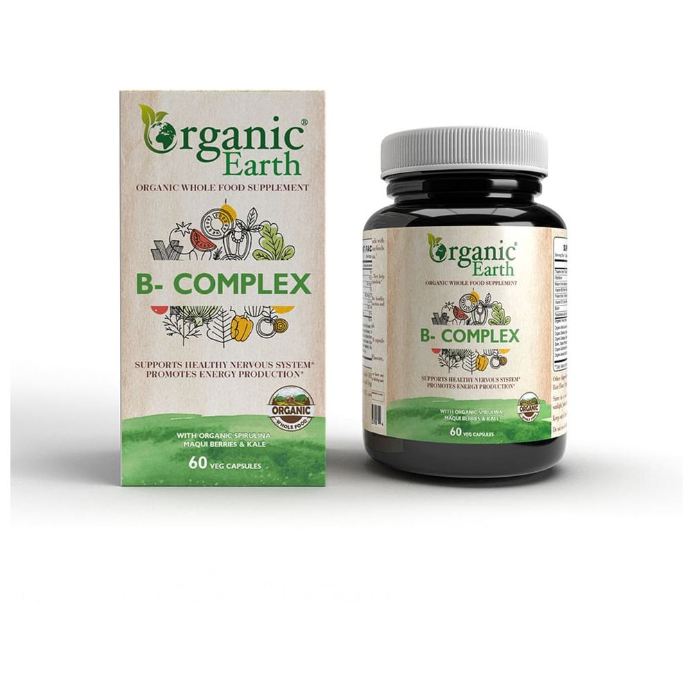 Organic Earth - B-Complex Organic Capsules - 60pcs