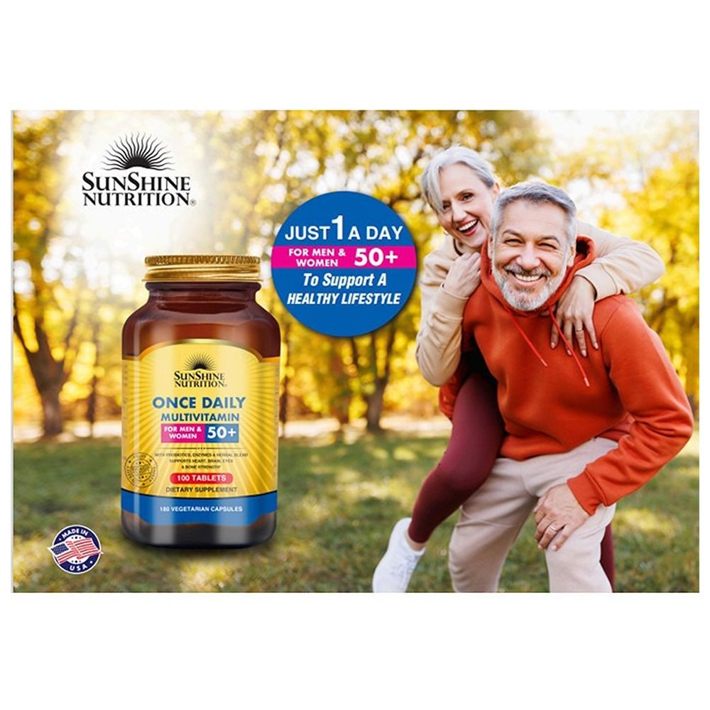 Sunshine Nutrition - Once Daily Multivitamin Supplement Tablets - 100 Pcs