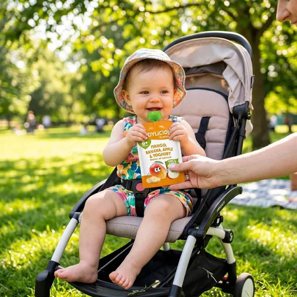 Kiddylicious - Mango, Banana, Apple & Yoghurt Baby Food Pouch - 100 gm