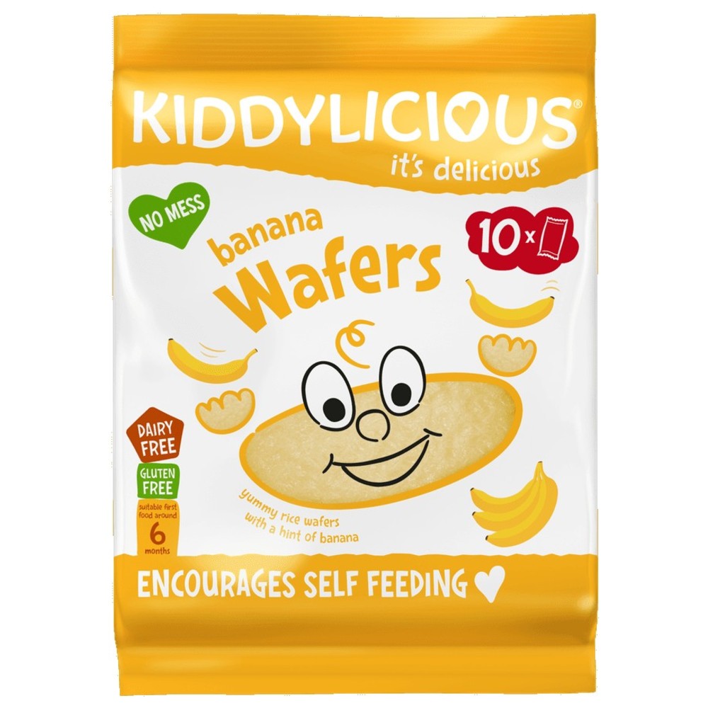 Kiddylicious - Banana Wafers - 40 gm