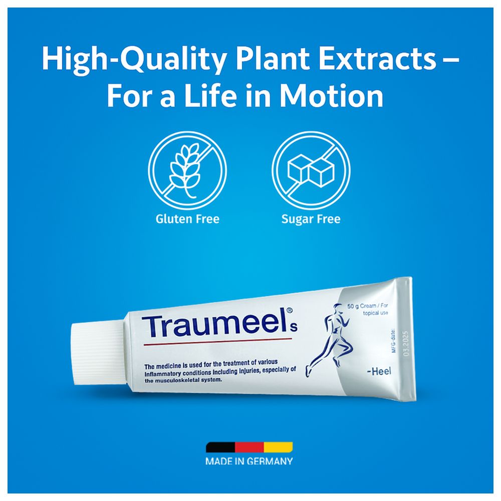 Heel - Traumeel Cream Pain Relief For Muscles And Joints - White