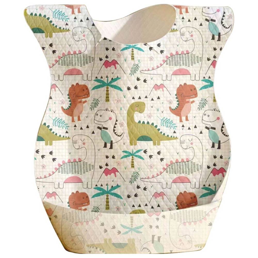 Star Babies - Disposable Bibs - Dinosaur Print - 50 Pcs