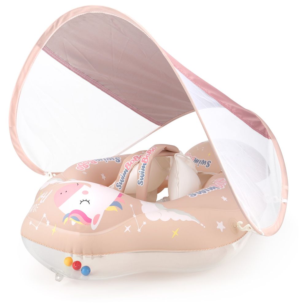 Swimbobo - Baby Swimming Float With Sun Canopy - Unicorn