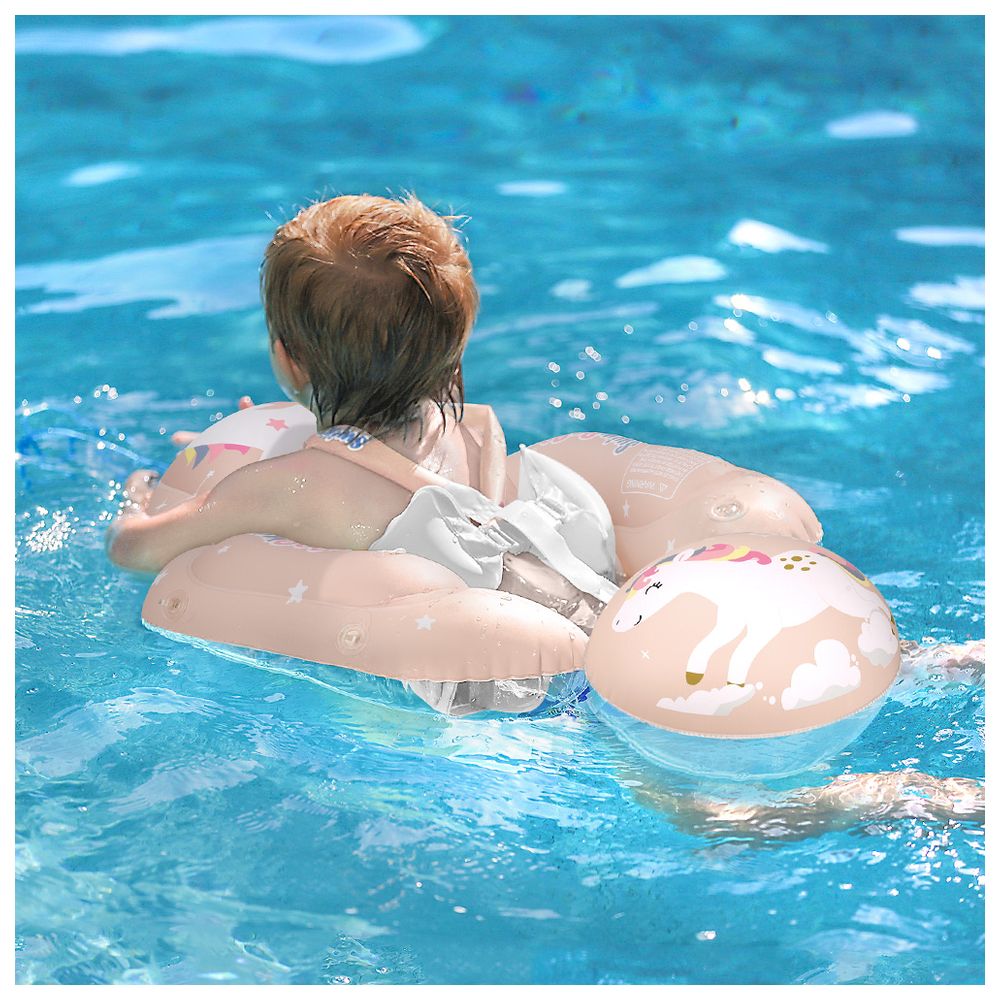 Swimbobo - Baby Swimming Float With Sun Canopy - Unicorn