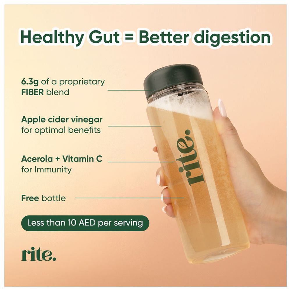 Rite - Gut Health Powder Drink Sachets - Peach - Pack of 15