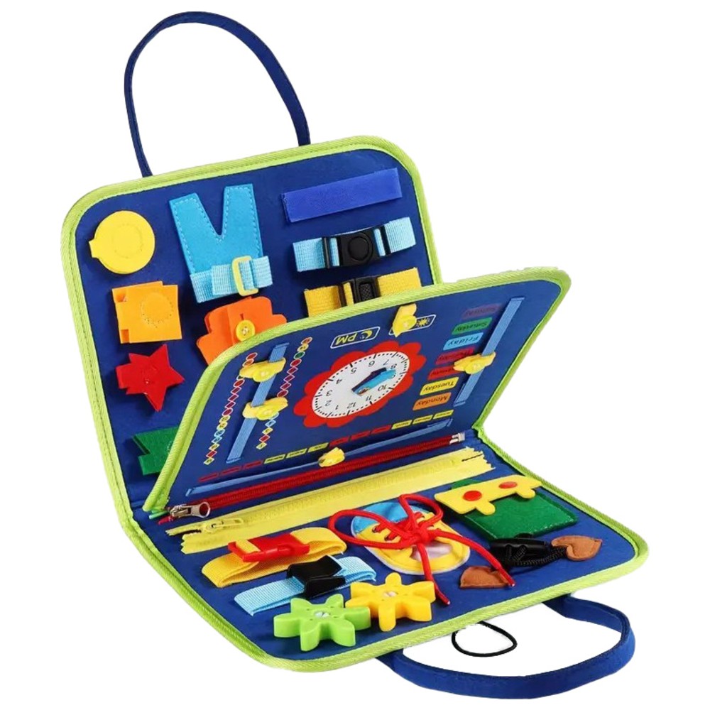 Sybil's - Little Explorers Activity Busy Books - Blue
