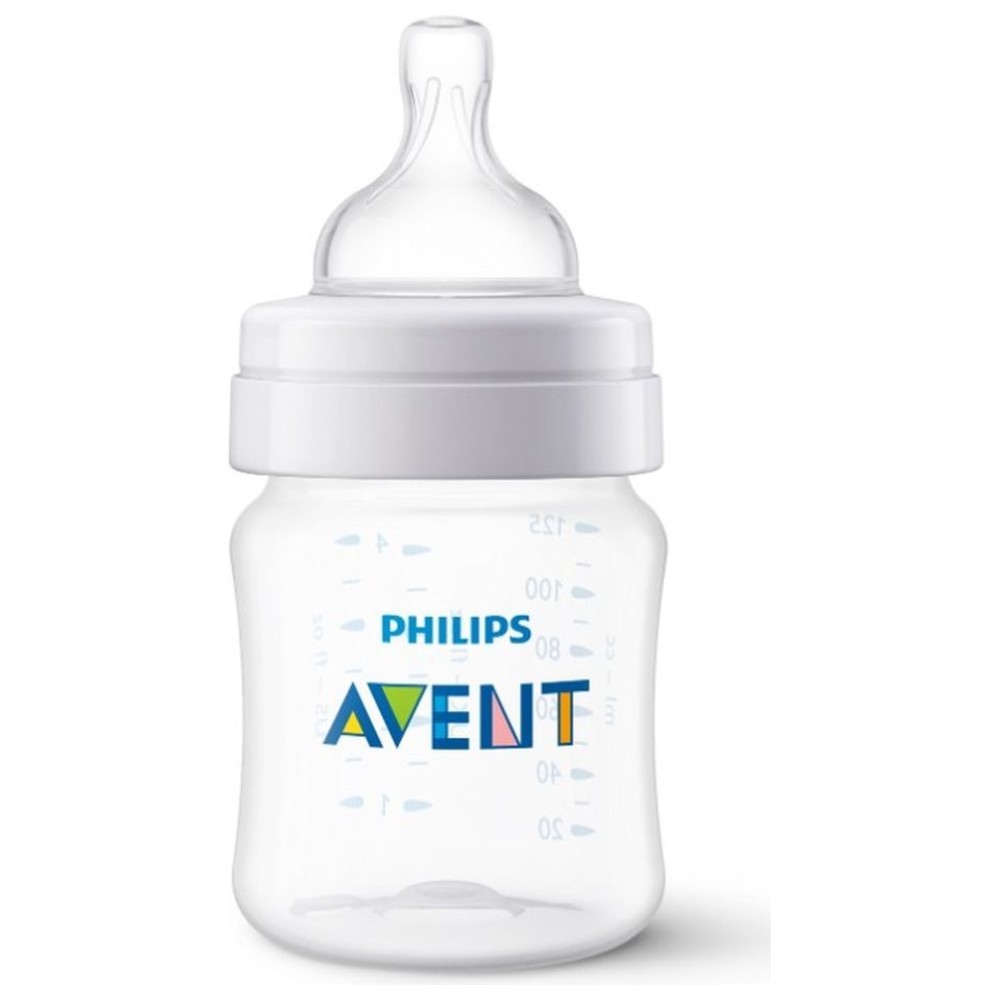 Philips Avent - Anti-Colic Feeding Bottle - Clear - 2 Pcs - 125 ml