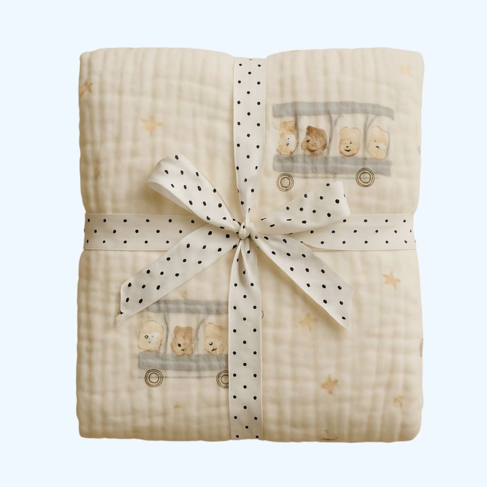Kinder Valley - Dream Muslin Blanket - Beige