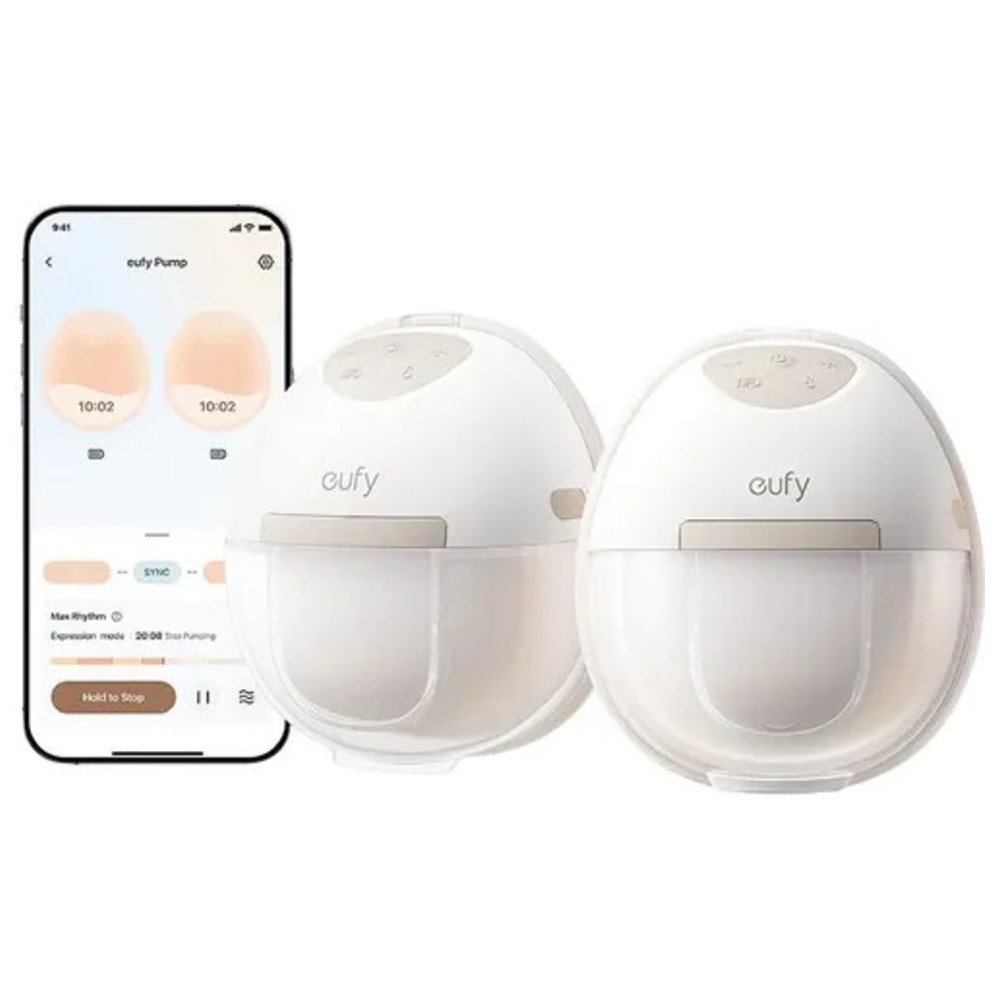 Eufy - E20 Heated Wearable Hands-Free Breast Pump - White