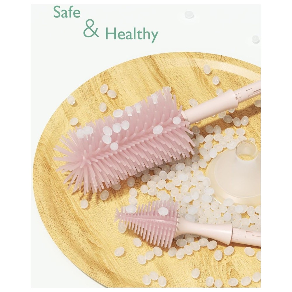 Momcozy - Bottle Brush Kit - Pink - 5 Pcs